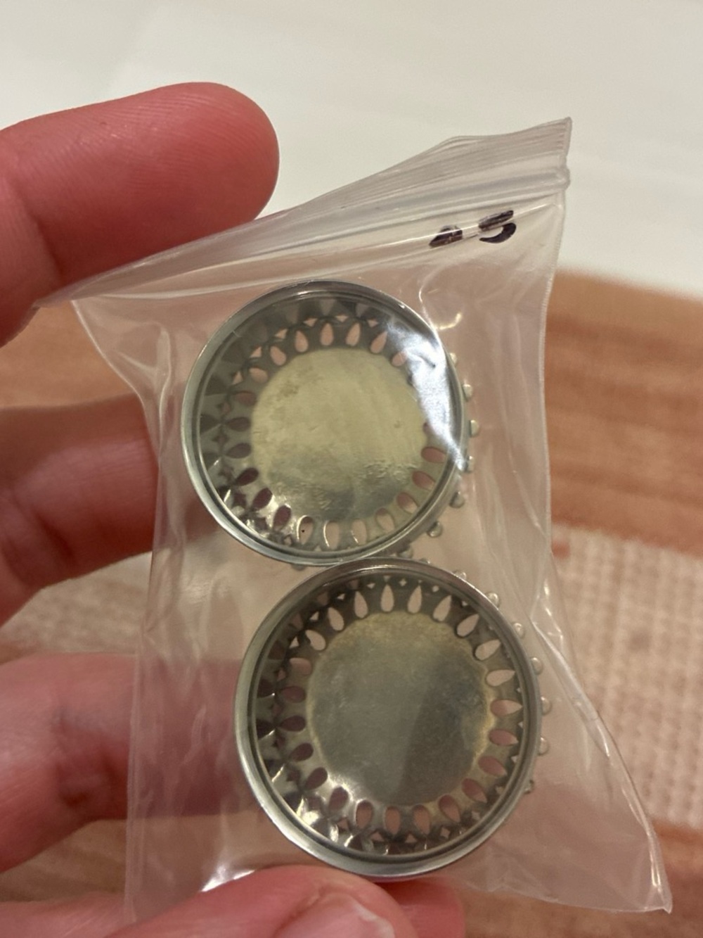25mm (1”) Plug Bundle | Stainless Steel + Opalite Filigree | New